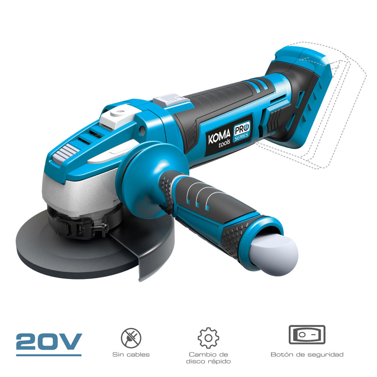 Leņķa slīpmašīna Koma Tools 115 mm